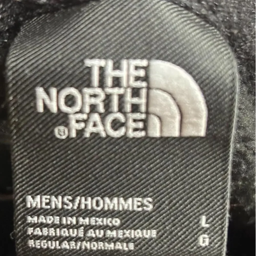 The North Face Men's Large Half Dome Hoodie Black White Big Logo Pullover